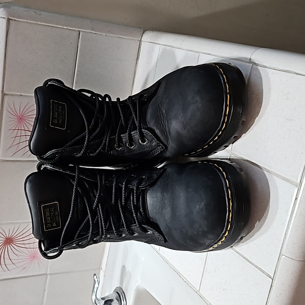 Doc Martens industrial work boots